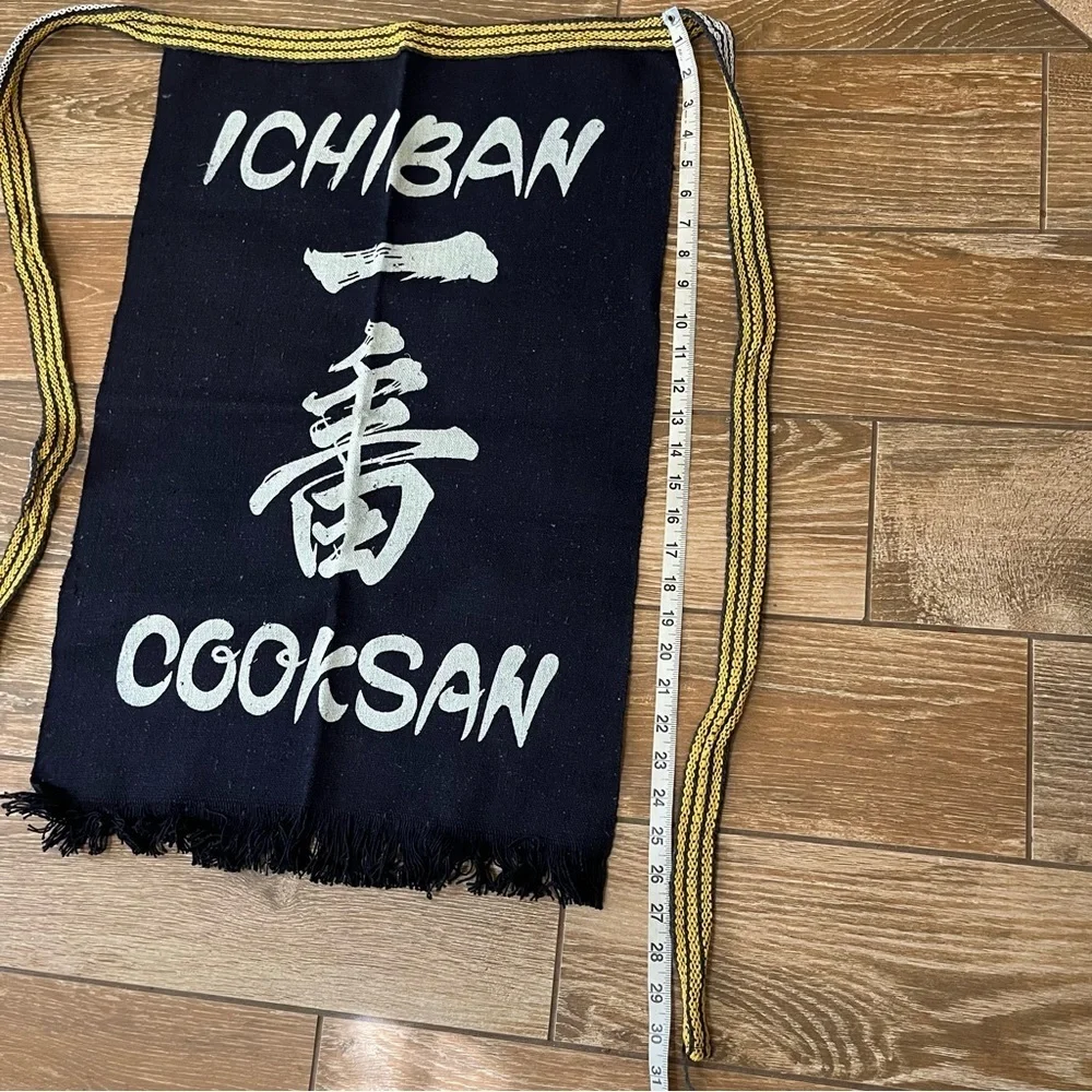 Vintage Ichiban Cooksan Japanese Sushi Chef Apron